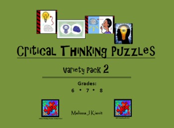 critical thinking puzzles middle school pdf