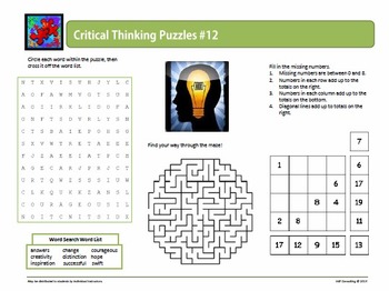 critical thinking questions for middle schoolers