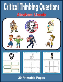 Preview of Critical Thinking Questions - Abraham Lincoln