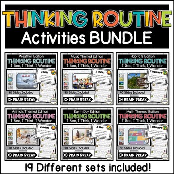 Preview of Critical Thinking Routines | Visible Thinking Posters and Activities BUNDLE