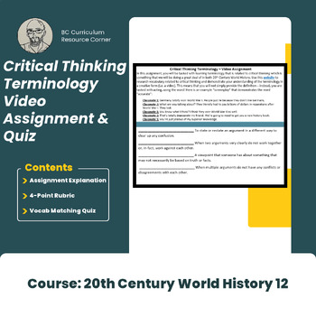 critical thinking assignment 1 quiz 1a