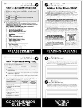 critical thinking skills questionnaire