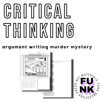 Preview of Critical Thinking and Argument Writing with Murder Mystery: ClEW Structure