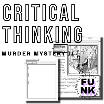 Preview of Critical Thinking and Argument Writing with Murder Mystery II: ClEW Structure