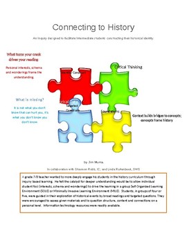 Preview of Critical Thinking and Inquiry for Grade 7 & 8 History