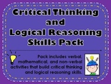Critical Thinking and Logical Reasoning Skills Practice Pack