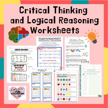 Preview of Critical Thinking and Logical Reasoning Worksheets for Middle School