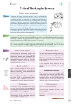 critical thinking in science quiz