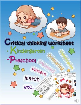 Preview of Critical Thinking worksheet for Preschool and Kindergarten