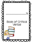 Critical Verb Booklet