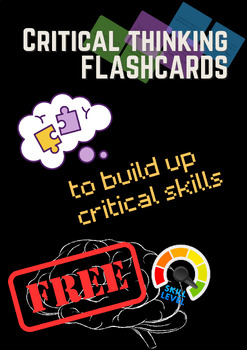 critical thinking flash cards