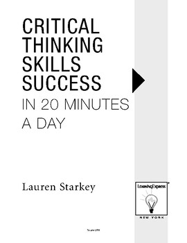 Preview of Critical thinking skills success in 20 minutes a day (PDF)