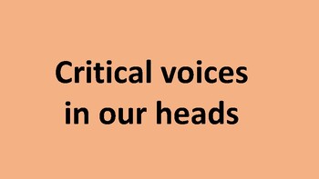 Preview of Critical voices in our heads