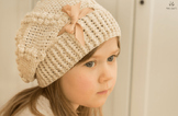 Crochet Hat PATTERN - Slouch Girls Hat Regina - crochet pa