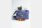 Crochet bag pattern-MILANO Fashion bag -Crochet handbag pa