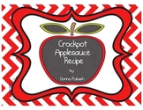 Crockpot Applesauce- Sequence of Events