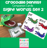 Crocodile Dentist Companion Cards- Sight Words Set 2