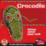 Crocodile Mask | Printable Craft Activity | African Animal