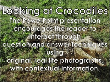 Preview of CROCODILE - Interactive PowerPoint Presentation including video snippets