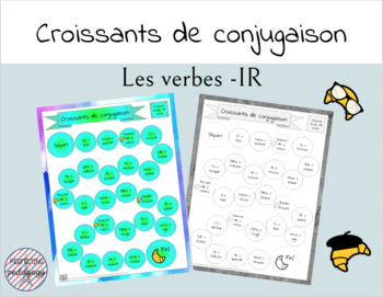 Croissants De Conjugaison Les Verbes Ir French Ir Verbs Tpt