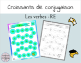 Croissants de Conjugaison - Les verbes -RE - French RE Verbs