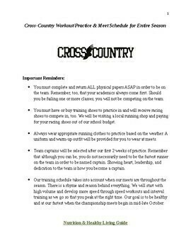 Make the Most of Your Cross Country Season