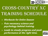 Cross Country XC Training & Workout Schedule for Coaching 