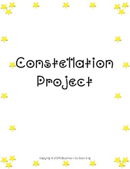 Preview of Cross-Curricular Project: Constellations