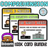 Cross-Curricular Reading Comprehension Boom™ Card GROWING Bundle