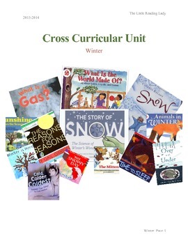 Preview of Cross Curricular Unit Plan: Winter