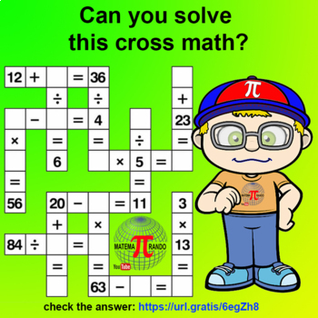 Preview of Cross Math: addition & subtraction