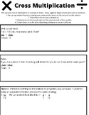 Cross Multiplication Lesson Examples and Practice