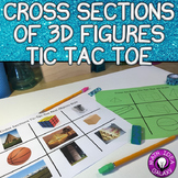 Cross Sections of 3D Shapes Activity - Tic Tac Toe