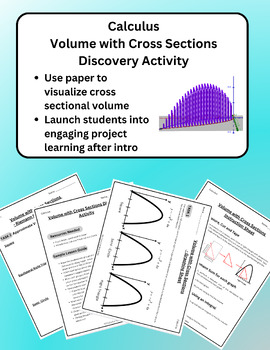 Preview of Volumes of Solids with Known Cross Sections - Calculus Discovery Activity