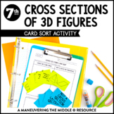 Cross Sections of 3D Figures Card Sort Activity |  Rectang