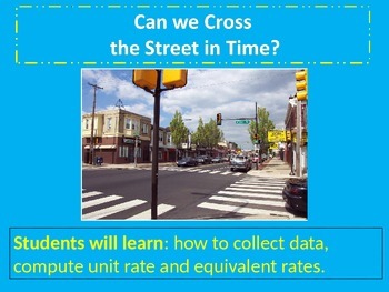 Preview of Cross Walk Rate Lab