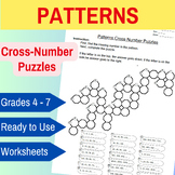 Engage Early Math Finishers with Fun Pattern Cross-Number Puzzles