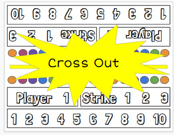 Preview of Cross out: Addition Game
