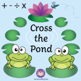 Cross the Pond Multistep Math Game