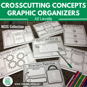 Preview of NGSS Crosscutting Concepts Graphic Organizer Collection