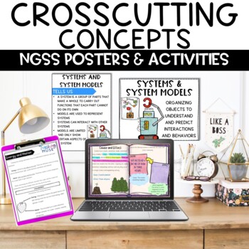 Preview of Crosscutting Concepts NGSS Posters and Activity