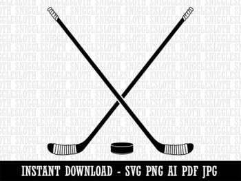 clip art hockey stick