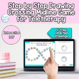 Crossing Midline with Step by Step Drawing: Game for Teletherapy