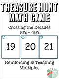 Crossing the Decades (10's - 40's) Treasure Hunt Math Game