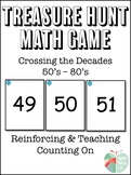 Crossing the Decades (50's - 80's) Treasure Hunt Math Game