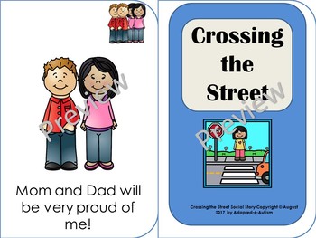 Preview of Crossing the Street Interactive Social Story