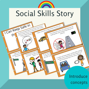 Crossing the Street Safely Social Skills Story Unit | TpT