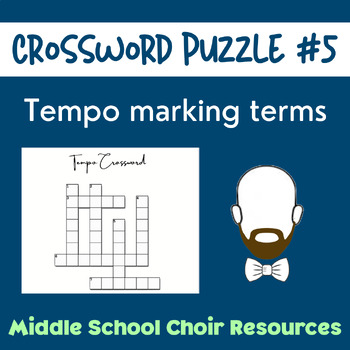 Preview of Crossword #5 - Tempo Marking Terms