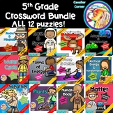 Crossword Bundle-12 FSSA-Aligned Science Grade 5 NGSS