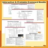 Computer & Software Interactive Crossword Bundle 8th-12th Graders
